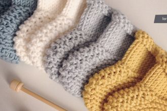 Tuto tricot de chaussons pour bébé au point mousse : simple et rapide !