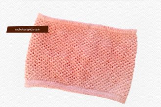 Tuto tricot de snood pour femme au point nid d'abeille