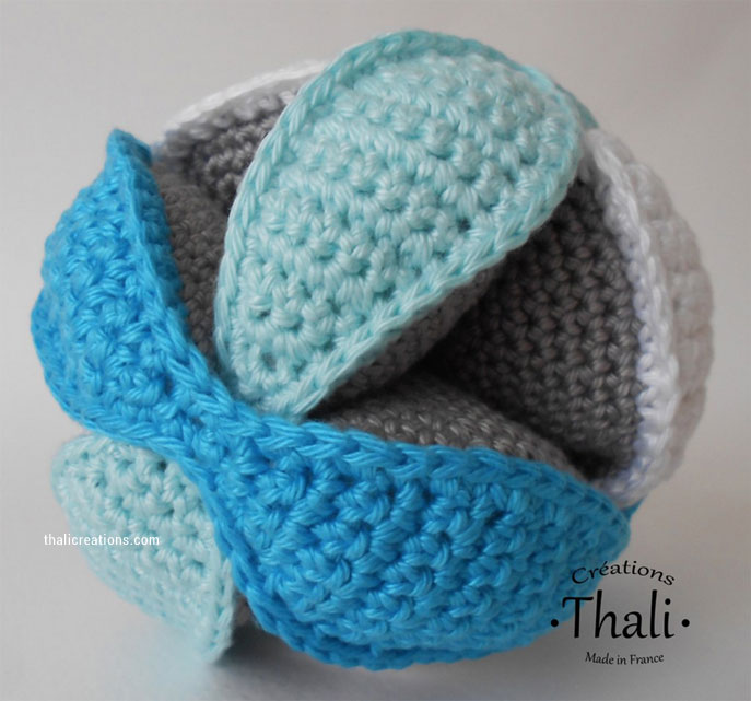 Crocheter une balle de préhension montessori !