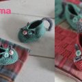 Tutoriel gratuit tricot chaussons pour bébé
